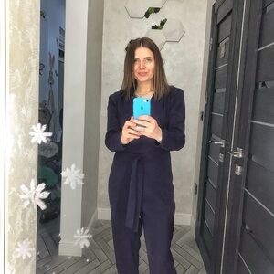 Mango Deep Purple Women's overalls